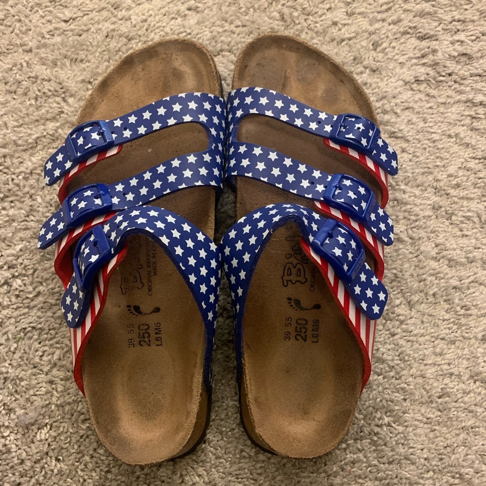 American Flag Birkenstock’s